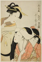Akt IX (Kudanme), aus der Serie „Der Schatz der treuen Vasallen (Chushingura)"