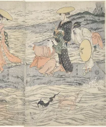Awabi-Muscheltaucher in Enoshima