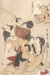 Chushingura Akt III, ca. 1800