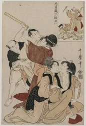 Chushingura: Akt III des Lagerhauses der Loyalität, späte 1790er Jahre