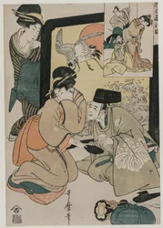 Chushingura: Akt I des Lagerhauses der Loyalität, späte 1790er Jahre