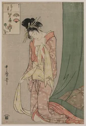Hanaōgi von Ōgiya aus der Serie Bilderrätsel