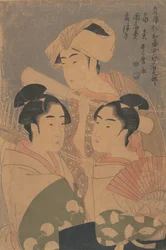 Die Niwaka-Darsteller, ca. 1795