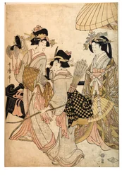 Drei Frauen als Bogenschützen