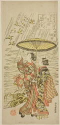 Nr. 5: Noda-Fluss in der Provinz Mutsu, aus der Serie "Sechs Juwelenflüsse der schwebenden Welt (Ukiyo Mu Tamagawa)"