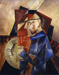 Kubo-Futuristische Figur