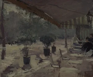 Café in Paris, 1890er