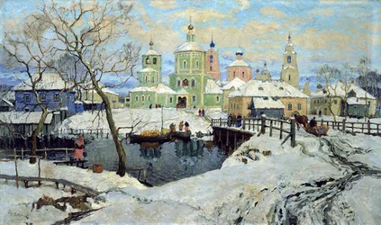 Kleines Dorf Torzhok, 1917