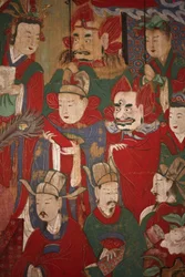 Byeonseong, der sechste König der Hölle (Detail), 1798