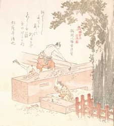 Geschichte von Kamakura: Bau des Tsurugaoka Hachiman Schreins, spätes 18. bis frühes 19. Jahrhundert