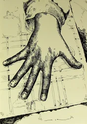 Architektonische Handskizze
