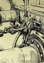 Industrielles Maschinendetail