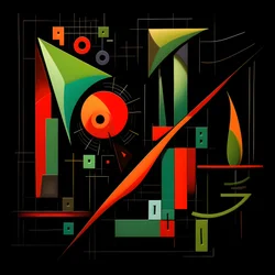 Börsentrend im Picasso-Stil