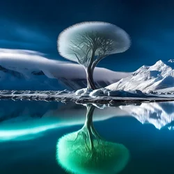 Eine preisgekrönte Fotografie eines atemberaubenden natürlich gewonnenen Landschaftsbildes