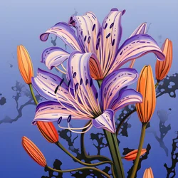 eine afrikanische Lilie