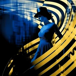 Weibliche Kurven, surreale Fotografie