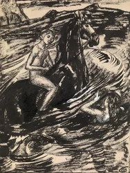 Illustration für Die Prinzessin der Flut von Mikhail Lermontov