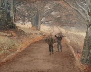 Fußweg bei Herlufsholm, Seeland
