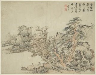 Landschaft im Stil der alten Meister: nach Wang Meng (ca. 1308-1385)