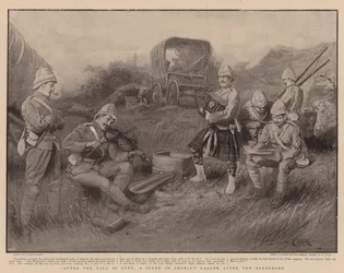 Nach dem Ball ist vorbei, eine Szene in Cronje