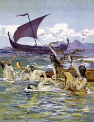 Jason und das Goldene Vlies, ca. 1900 (Illustration)