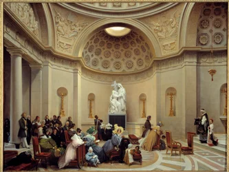 Zeremonie in der Sühnekapelle im Jahr 1835