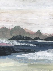 Serene Bergreflexionen