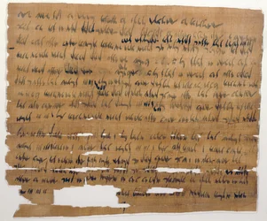 Heiratsurkunde in Aramäisch, 3. Juli 449 v. Chr. (Tinte auf Papyrus)