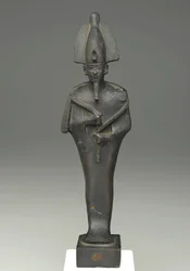 Stehende mumienförmige Figur des Osiris, 664-332 v. Chr.