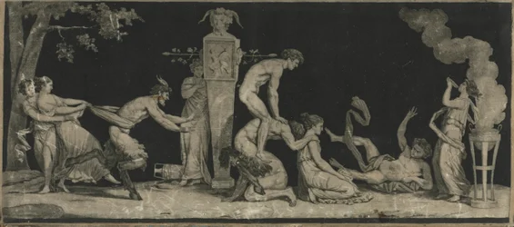Bacchanal, Das Spiel des Bockspringens, ca. 1785