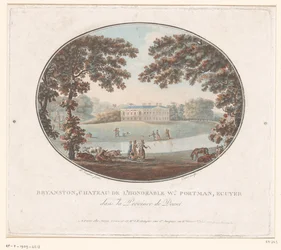 Blick auf das Landhaus von Sir William Portman in Bryanston