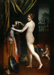 Minerva beim Ankleiden, 1613