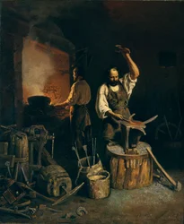Die Schmiede, 1845
