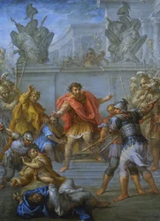 Kaiser Claudius verhindert die Tötung seiner Angreifer