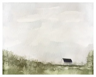 Weiße Scheune, ca. 2019