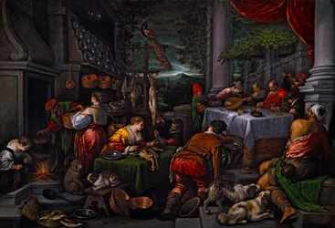 Lazarus und Dives, ca. 1570