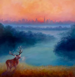 Früher Morgen, Richmond Park, 2023