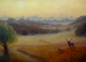 Richmond Park Herbstmorgen, 2020