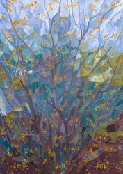 Zaubernuss in Blüte, 2015
