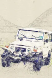Vintage-Offroad-Abenteuer