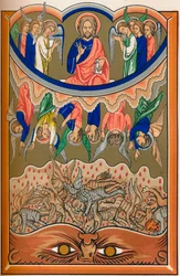Der Sturz der rebellischen Engel, ca. 1260, 1849