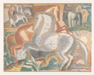Pferde in Landschaft