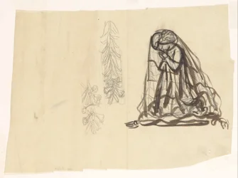 Betendes Mädchen und Ornament