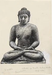 Buddha auf dem Borobudur