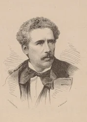 Porträt des Komponisten Olivier Métra 1830-1889