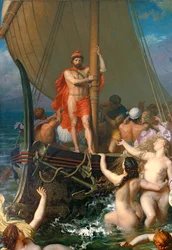 Odysseus und die Sirenen (Detail)