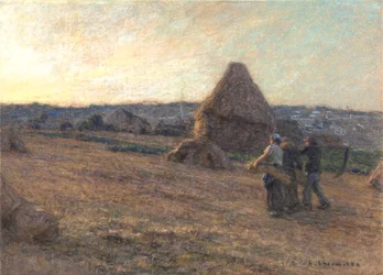 Die Rückkehr der Erntearbeiter, 1911