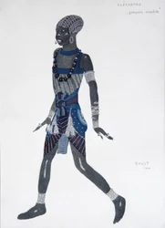 Kostümdesign für das Ballett Cleopatra, 1909