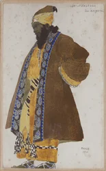 Kostümentwurf für das Stück Das Martyrium des heiligen Sebastian von Gabriele D