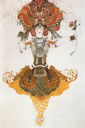 Kostüm des Feuervogels